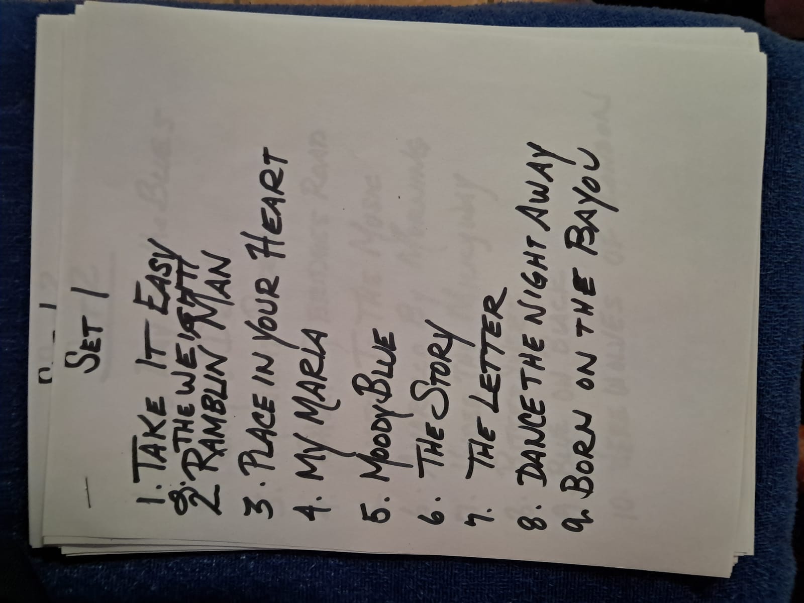 Setlist — Dale’s Walburg, Aug 1 2026